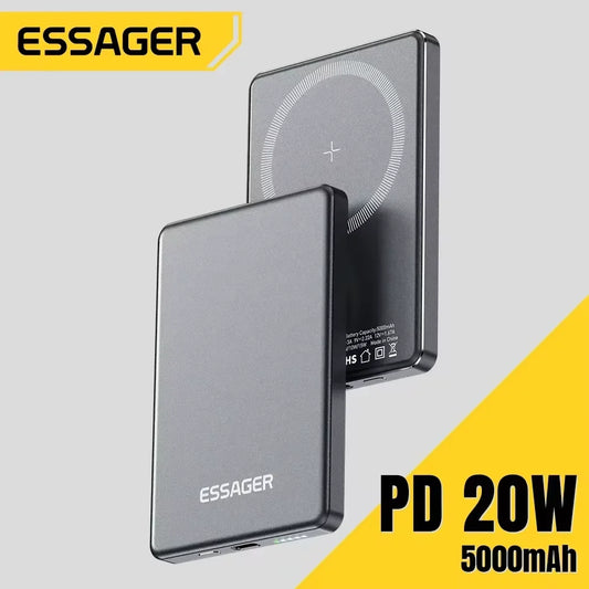 Essager 20W 5000mAh Wireless Power Bank