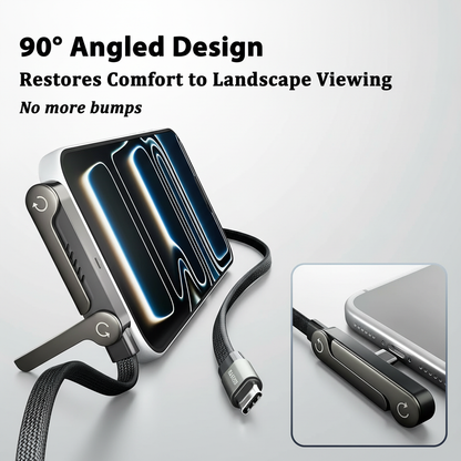 PD 240W charging cable with integrated charging base.