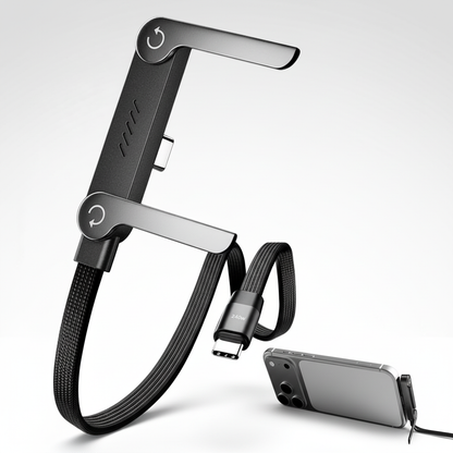 PD 240W charging cable with integrated charging base.